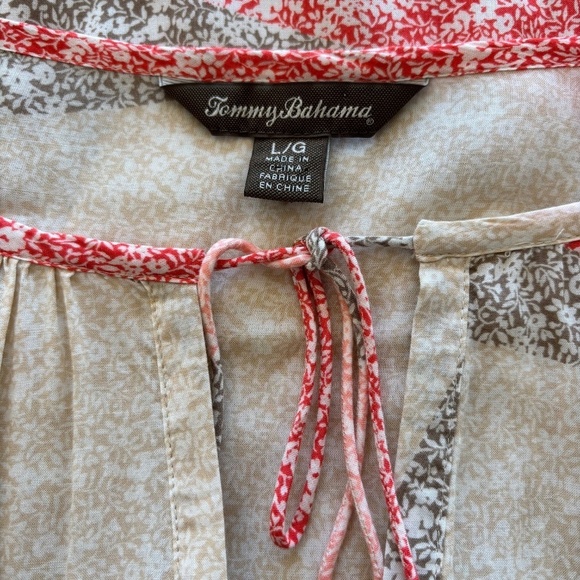 Tommy Bahama long sleeve lightweight blouse size L - Picture 9 of 12